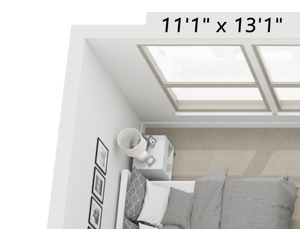 1 bedroom floor plan | Presidential Towers Chicago IL